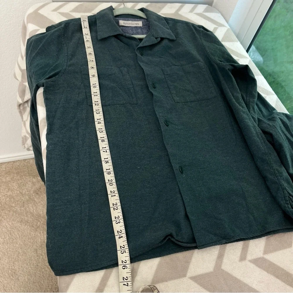 OUTERKNOWN Flannel Shirt 100% Cotton size Medium - Picture 8 of 8